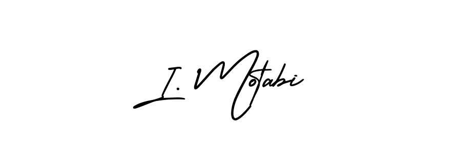 How to make I. Motabi signature? AmerikaSignatureDemo-Regular is a professional autograph style. Create handwritten signature for I. Motabi name. I. Motabi signature style 3 images and pictures png