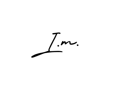 The best way (AmerikaSignatureDemo-Regular) to make a short signature is to pick only two or three words in your name. The name I.m. include a total of six letters. For converting this name. I.m. signature style 3 images and pictures png