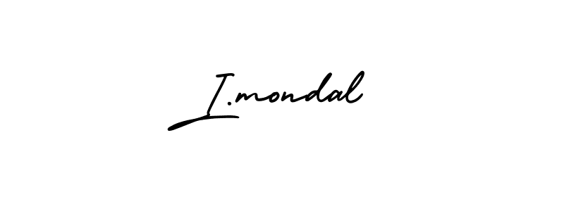 How to Draw I.mondal signature style? AmerikaSignatureDemo-Regular is a latest design signature styles for name I.mondal. I.mondal signature style 3 images and pictures png