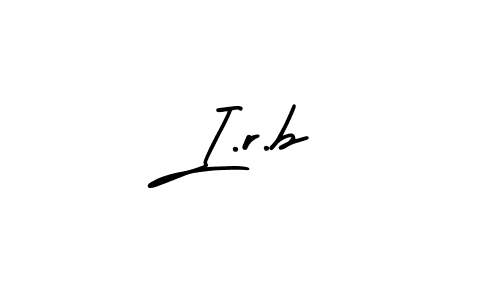 Also we have I.r.b name is the best signature style. Create professional handwritten signature collection using AmerikaSignatureDemo-Regular autograph style. I.r.b signature style 3 images and pictures png