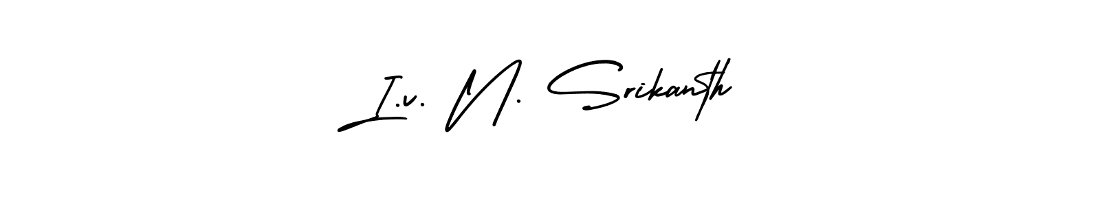 Here are the top 10 professional signature styles for the name I.v. N. Srikanth. These are the best autograph styles you can use for your name. I.v. N. Srikanth signature style 3 images and pictures png