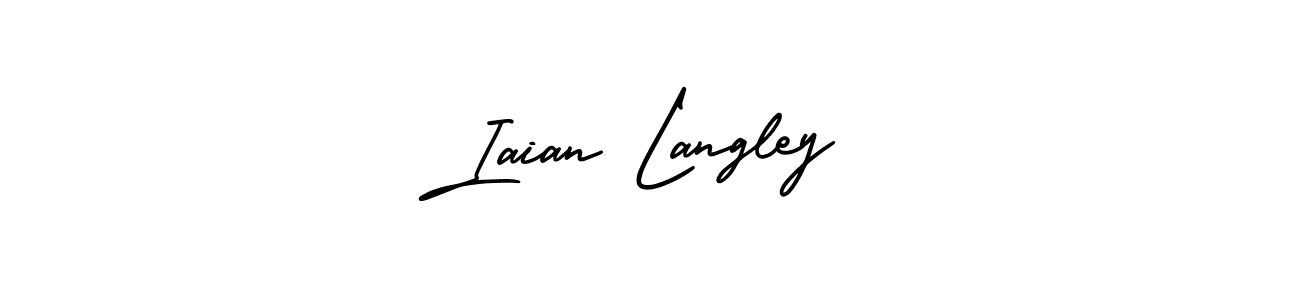 Check out images of Autograph of Iaian Langley name. Actor Iaian Langley Signature Style. AmerikaSignatureDemo-Regular is a professional sign style online. Iaian Langley signature style 3 images and pictures png