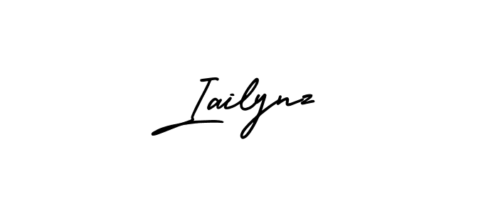 Iailynz stylish signature style. Best Handwritten Sign (AmerikaSignatureDemo-Regular) for my name. Handwritten Signature Collection Ideas for my name Iailynz. Iailynz signature style 3 images and pictures png