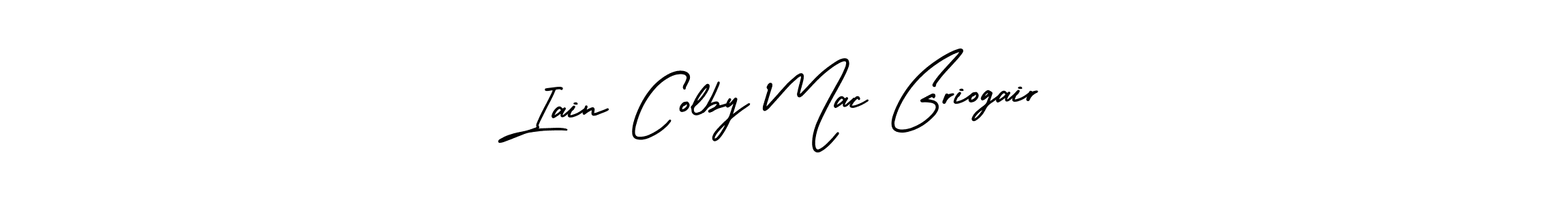 It looks lik you need a new signature style for name Iain Colby Mac Griogair. Design unique handwritten (AmerikaSignatureDemo-Regular) signature with our free signature maker in just a few clicks. Iain Colby Mac Griogair signature style 3 images and pictures png