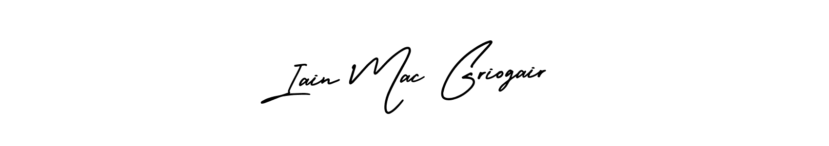 Iain Mac Griogair stylish signature style. Best Handwritten Sign (AmerikaSignatureDemo-Regular) for my name. Handwritten Signature Collection Ideas for my name Iain Mac Griogair. Iain Mac Griogair signature style 3 images and pictures png