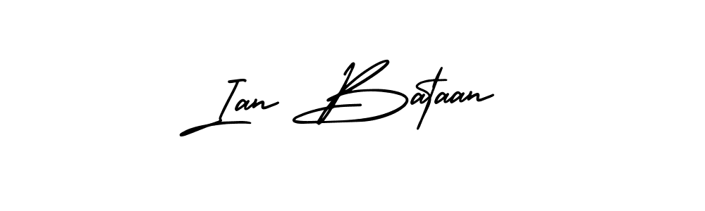 Design your own signature with our free online signature maker. With this signature software, you can create a handwritten (AmerikaSignatureDemo-Regular) signature for name Ian Bataan. Ian Bataan signature style 3 images and pictures png