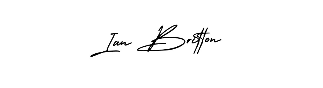 It looks lik you need a new signature style for name Ian Britton. Design unique handwritten (AmerikaSignatureDemo-Regular) signature with our free signature maker in just a few clicks. Ian Britton signature style 3 images and pictures png
