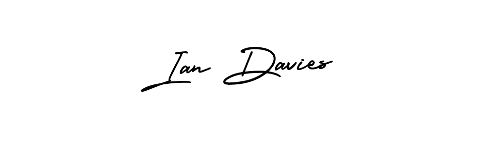 How to make Ian Davies name signature. Use AmerikaSignatureDemo-Regular style for creating short signs online. This is the latest handwritten sign. Ian Davies signature style 3 images and pictures png