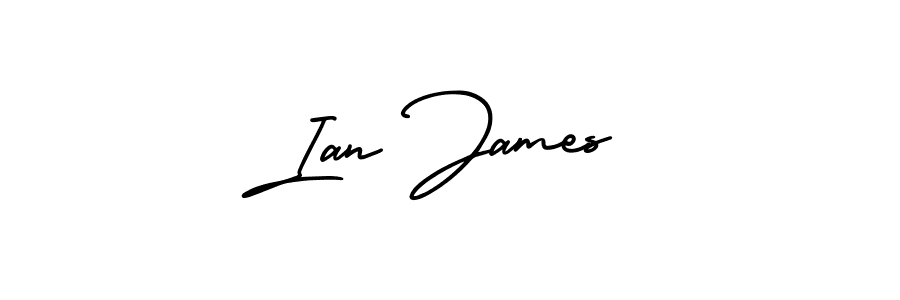 Design your own signature with our free online signature maker. With this signature software, you can create a handwritten (AmerikaSignatureDemo-Regular) signature for name Ian James. Ian James signature style 3 images and pictures png