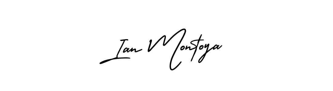 Create a beautiful signature design for name Ian Montoya. With this signature (AmerikaSignatureDemo-Regular) fonts, you can make a handwritten signature for free. Ian Montoya signature style 3 images and pictures png