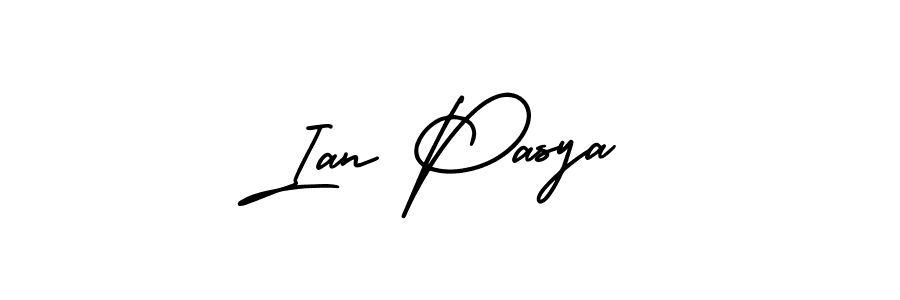 Create a beautiful signature design for name Ian Pasya. With this signature (AmerikaSignatureDemo-Regular) fonts, you can make a handwritten signature for free. Ian Pasya signature style 3 images and pictures png