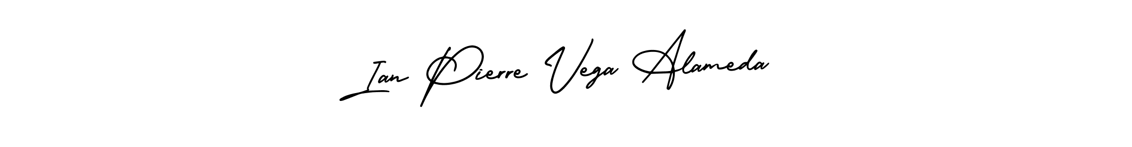 Ian Pierre Vega Alameda stylish signature style. Best Handwritten Sign (AmerikaSignatureDemo-Regular) for my name. Handwritten Signature Collection Ideas for my name Ian Pierre Vega Alameda. Ian Pierre Vega Alameda signature style 3 images and pictures png