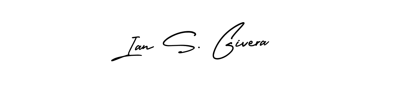 Ian S. Givera stylish signature style. Best Handwritten Sign (AmerikaSignatureDemo-Regular) for my name. Handwritten Signature Collection Ideas for my name Ian S. Givera. Ian S. Givera signature style 3 images and pictures png