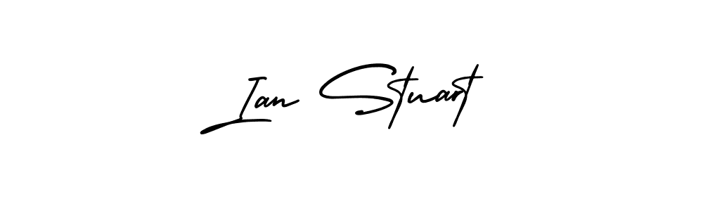 Make a beautiful signature design for name Ian Stuart. With this signature (AmerikaSignatureDemo-Regular) style, you can create a handwritten signature for free. Ian Stuart signature style 3 images and pictures png