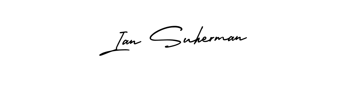 Ian Suherman stylish signature style. Best Handwritten Sign (AmerikaSignatureDemo-Regular) for my name. Handwritten Signature Collection Ideas for my name Ian Suherman. Ian Suherman signature style 3 images and pictures png