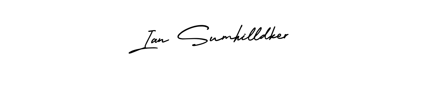 It looks lik you need a new signature style for name Ian Sumhilldker. Design unique handwritten (AmerikaSignatureDemo-Regular) signature with our free signature maker in just a few clicks. Ian Sumhilldker signature style 3 images and pictures png