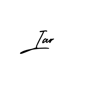 Use a signature maker to create a handwritten signature online. With this signature software, you can design (AmerikaSignatureDemo-Regular) your own signature for name Iar. Iar signature style 3 images and pictures png