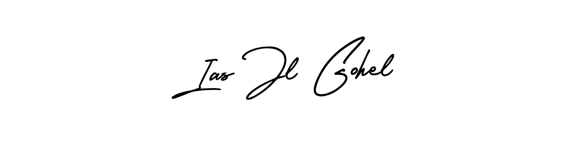 Create a beautiful signature design for name Ias Jl Gohel. With this signature (AmerikaSignatureDemo-Regular) fonts, you can make a handwritten signature for free. Ias Jl Gohel signature style 3 images and pictures png