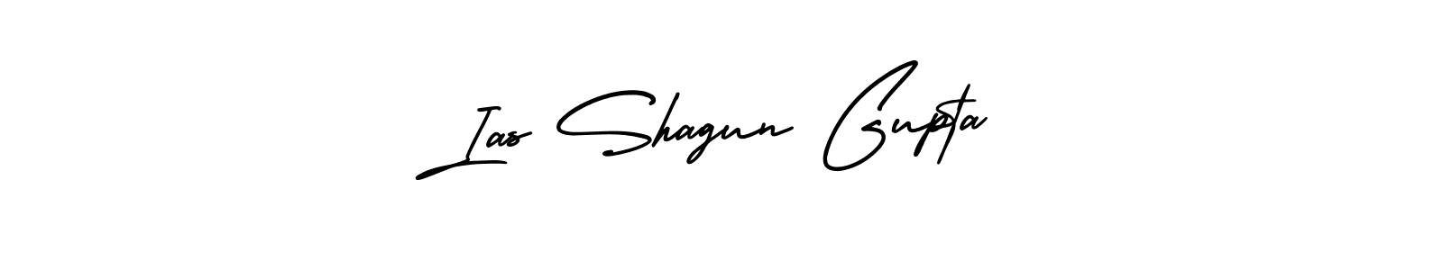 Make a beautiful signature design for name Ias Shagun Gupta. Use this online signature maker to create a handwritten signature for free. Ias Shagun Gupta signature style 3 images and pictures png