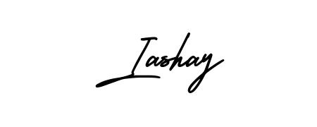 Enhance your business communications with Iashay signature in AmerikaSignatureDemo-Regular lettering. Clean, modern, and universally compatible. Iashay signature style 3 images and pictures png