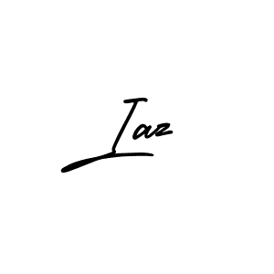 Use a signature maker to create a handwritten signature online. With this signature software, you can design (AmerikaSignatureDemo-Regular) your own signature for name Iaz. Iaz signature style 3 images and pictures png