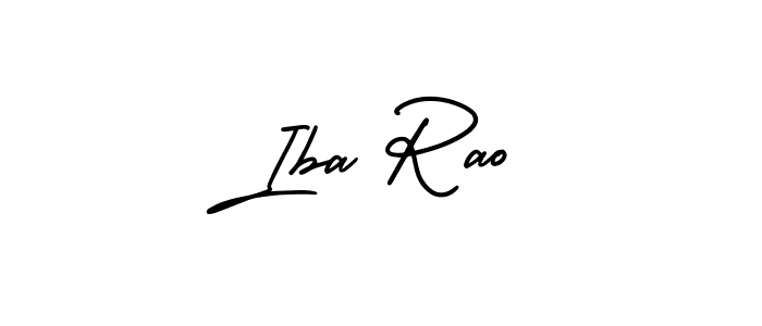 if you are searching for the best signature style for your name Iba Rao. so please give up your signature search. here we have designed multiple signature styles  using AmerikaSignatureDemo-Regular. Iba Rao signature style 3 images and pictures png