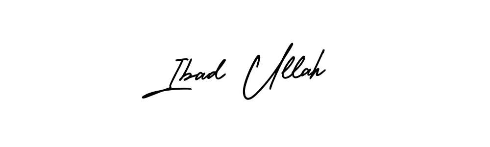 Make a beautiful signature design for name Ibad Ullah. With this signature (AmerikaSignatureDemo-Regular) style, you can create a handwritten signature for free. Ibad Ullah signature style 3 images and pictures png