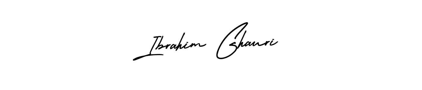How to make Ibrahim Ghauri signature? AmerikaSignatureDemo-Regular is a professional autograph style. Create handwritten signature for Ibrahim Ghauri name. Ibrahim Ghauri signature style 3 images and pictures png