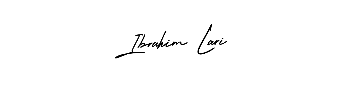 Design your own signature with our free online signature maker. With this signature software, you can create a handwritten (AmerikaSignatureDemo-Regular) signature for name Ibrahim Lari. Ibrahim Lari signature style 3 images and pictures png