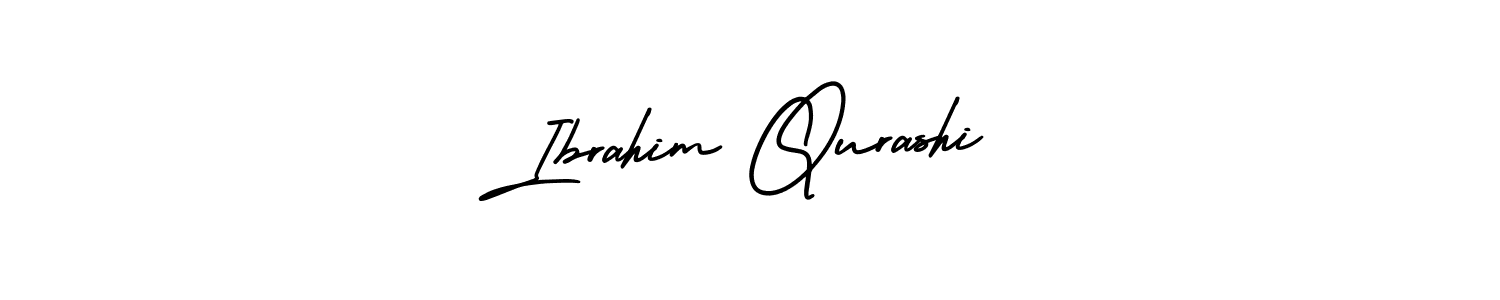 Create a beautiful signature design for name Ibrahim Qurashi. With this signature (AmerikaSignatureDemo-Regular) fonts, you can make a handwritten signature for free. Ibrahim Qurashi signature style 3 images and pictures png