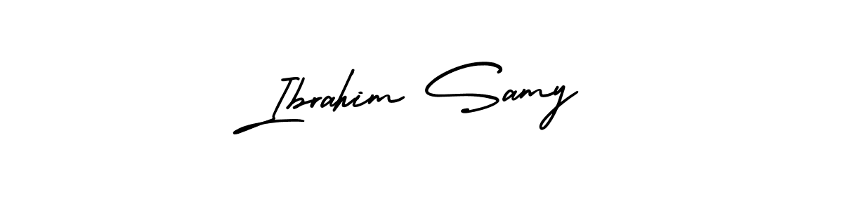 AmerikaSignatureDemo-Regular is a professional signature style that is perfect for those who want to add a touch of class to their signature. It is also a great choice for those who want to make their signature more unique. Get Ibrahim Samy name to fancy signature for free. Ibrahim Samy signature style 3 images and pictures png