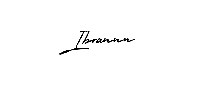 The best way (AmerikaSignatureDemo-Regular) to make a short signature is to pick only two or three words in your name. The name Ibrannn include a total of six letters. For converting this name. Ibrannn signature style 3 images and pictures png