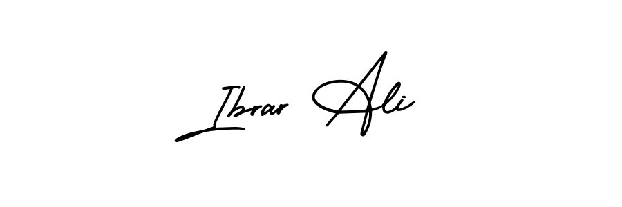 Make a beautiful signature design for name Ibrar Ali. With this signature (AmerikaSignatureDemo-Regular) style, you can create a handwritten signature for free. Ibrar Ali signature style 3 images and pictures png