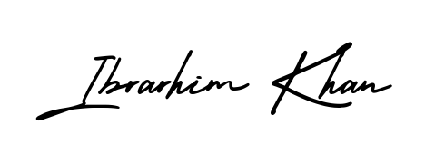 Upgrade your professional image with Ibrarhim Khan signature created with AmerikaSignatureDemo-Regular font. Fast, free, and watermark-free download. Ibrarhim Khan signature style 3 images and pictures png