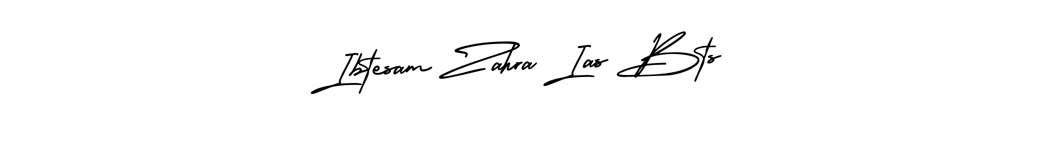 This is the best signature style for the Ibtesam Zahra Ias Bts name. Also you like these signature font (AmerikaSignatureDemo-Regular). Mix name signature. Ibtesam Zahra Ias Bts signature style 3 images and pictures png
