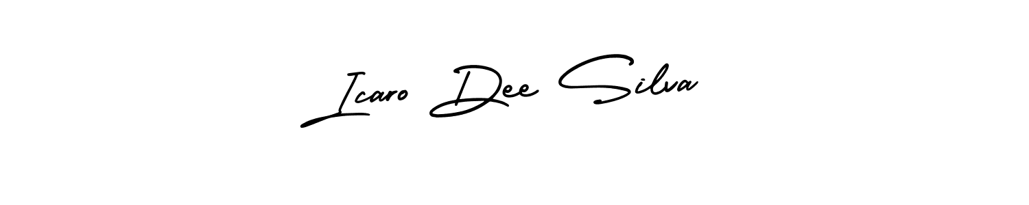 Design your own signature with our free online signature maker. With this signature software, you can create a handwritten (AmerikaSignatureDemo-Regular) signature for name Icaro Dee Silva. Icaro Dee Silva signature style 3 images and pictures png
