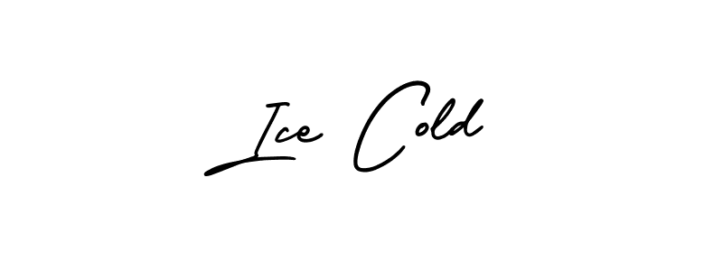Create a beautiful signature design for name Ice Cold. With this signature (AmerikaSignatureDemo-Regular) fonts, you can make a handwritten signature for free. Ice Cold signature style 3 images and pictures png