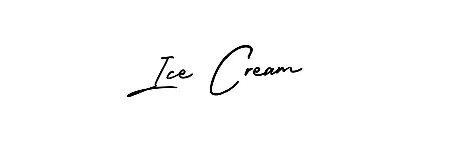 if you are searching for the best signature style for your name Ice Cream. so please give up your signature search. here we have designed multiple signature styles  using AmerikaSignatureDemo-Regular. Ice Cream signature style 3 images and pictures png