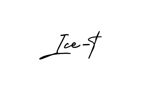 How to make Ice-t signature? AmerikaSignatureDemo-Regular is a professional autograph style. Create handwritten signature for Ice-t name. Ice-t signature style 3 images and pictures png