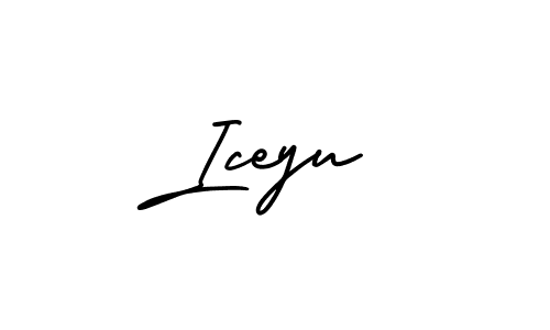 AmerikaSignatureDemo-Regular is a professional signature style that is perfect for those who want to add a touch of class to their signature. It is also a great choice for those who want to make their signature more unique. Get Iceyu name to fancy signature for free. Iceyu signature style 3 images and pictures png