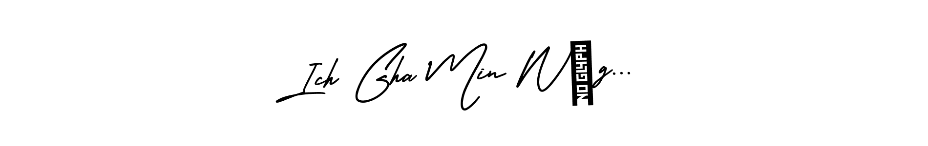 It looks lik you need a new signature style for name Ich Gha Min Wäg.... Design unique handwritten (AmerikaSignatureDemo-Regular) signature with our free signature maker in just a few clicks. Ich Gha Min Wäg... signature style 3 images and pictures png