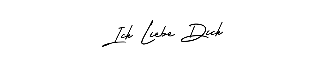 How to make Ich Liebe Dich name signature. Use AmerikaSignatureDemo-Regular style for creating short signs online. This is the latest handwritten sign. Ich Liebe Dich signature style 3 images and pictures png