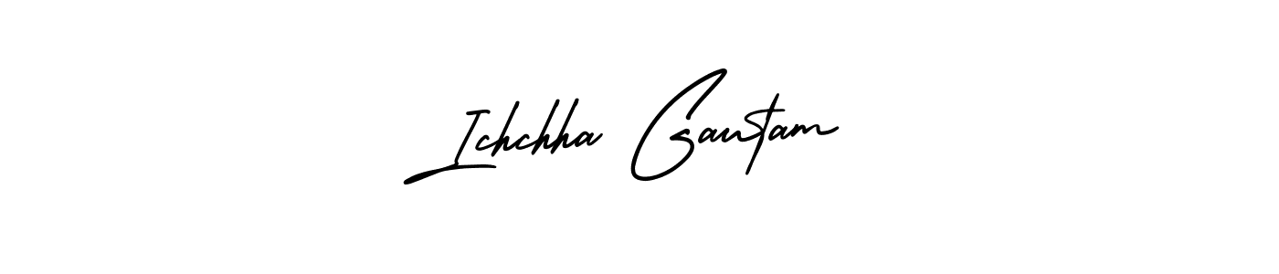 Design your own signature with our free online signature maker. With this signature software, you can create a handwritten (AmerikaSignatureDemo-Regular) signature for name Ichchha Gautam. Ichchha Gautam signature style 3 images and pictures png