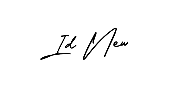 Create a beautiful signature design for name Id New. With this signature (AmerikaSignatureDemo-Regular) fonts, you can make a handwritten signature for free. Id New signature style 3 images and pictures png