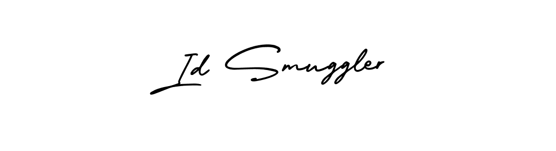 How to Draw Id Smuggler signature style? AmerikaSignatureDemo-Regular is a latest design signature styles for name Id Smuggler. Id Smuggler signature style 3 images and pictures png