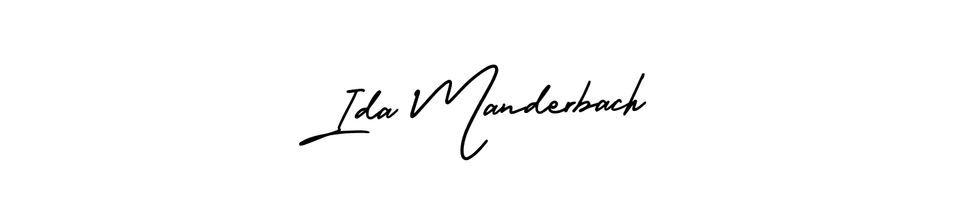 It looks lik you need a new signature style for name Ida Manderbach. Design unique handwritten (AmerikaSignatureDemo-Regular) signature with our free signature maker in just a few clicks. Ida Manderbach signature style 3 images and pictures png