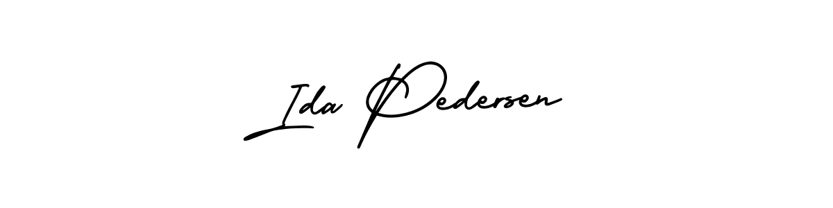 Make a beautiful signature design for name Ida Pedersen. With this signature (AmerikaSignatureDemo-Regular) style, you can create a handwritten signature for free. Ida Pedersen signature style 3 images and pictures png