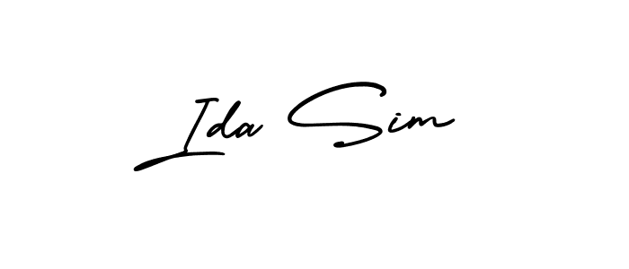 Make a beautiful signature design for name Ida Sim. Use this online signature maker to create a handwritten signature for free. Ida Sim signature style 3 images and pictures png