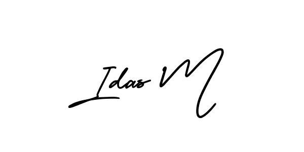 Best and Professional Signature Style for Idas M. AmerikaSignatureDemo-Regular Best Signature Style Collection. Idas M signature style 3 images and pictures png