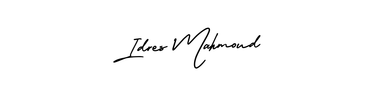 Use a signature maker to create a handwritten signature online. With this signature software, you can design (AmerikaSignatureDemo-Regular) your own signature for name Idres Mahmoud. Idres Mahmoud signature style 3 images and pictures png